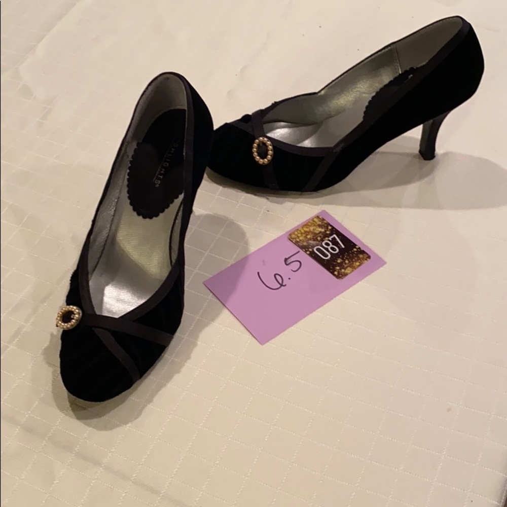 Velvet heels